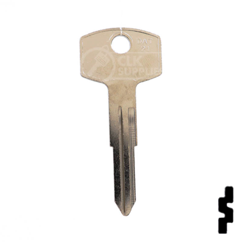 Uncut Key Blank | Nissan | X7 ( DA21 ) Automotive Key JMA USA