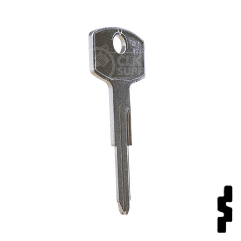 Uncut Key Blank | Nissan | X7 ( DA21 ) Automotive Key JMA USA