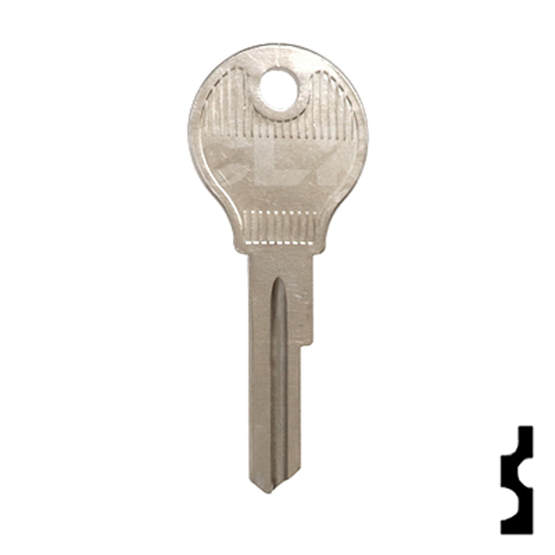 Uncut Key Blank | Opel, Porsche, VW | 61VW Automotive Key Ilco