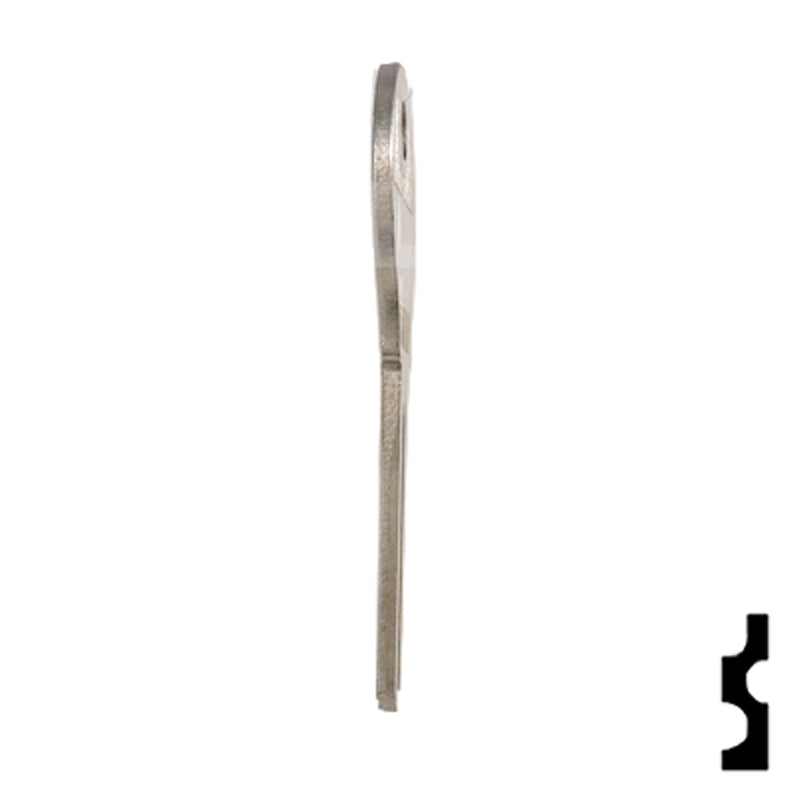 Uncut Key Blank | Opel, Porsche, VW | 61VW Automotive Key Ilco