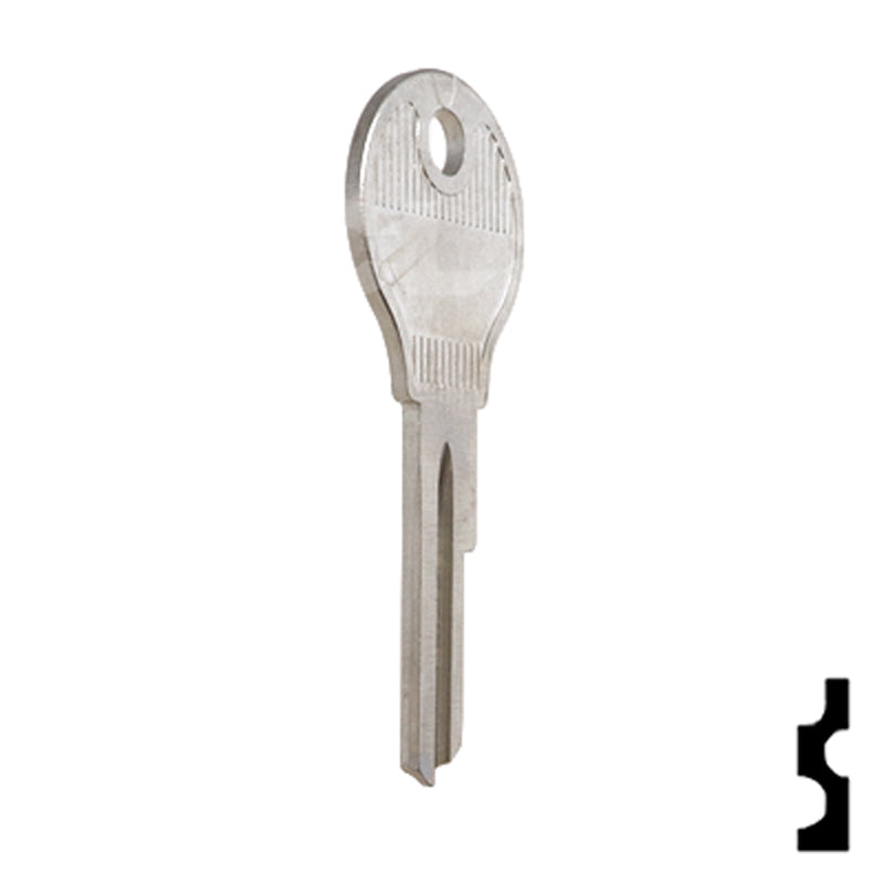 Uncut Key Blank | Opel, Porsche, VW | 61VW Automotive Key Ilco