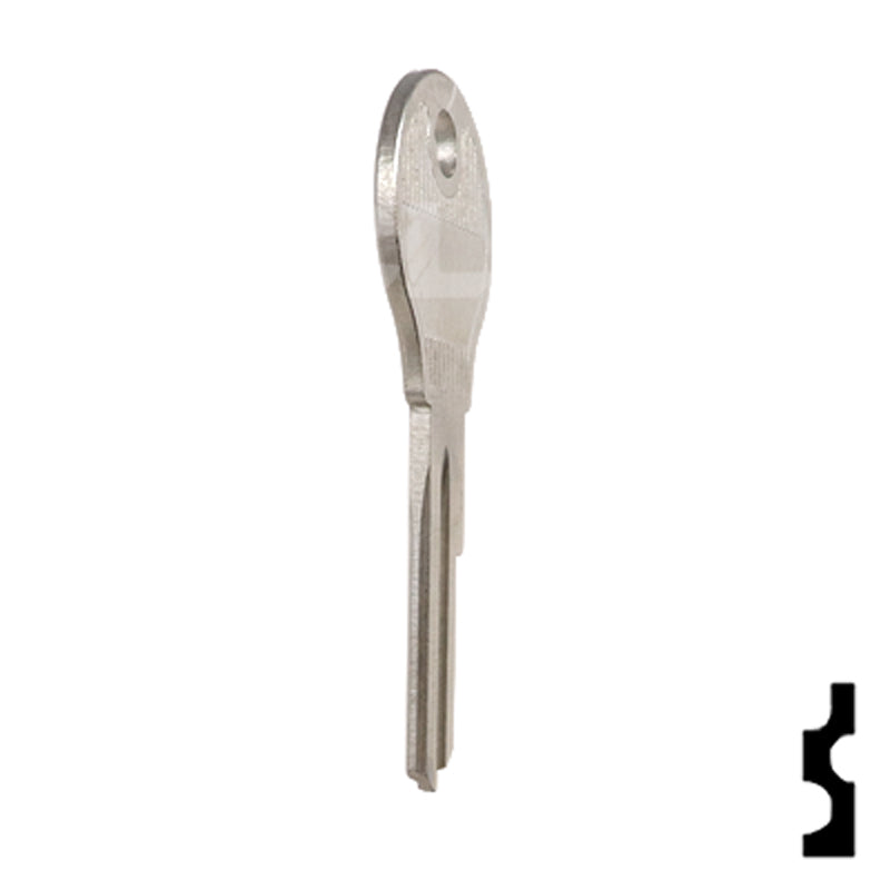 Uncut Key Blank | Opel, Porsche, VW | 61VW Automotive Key Ilco