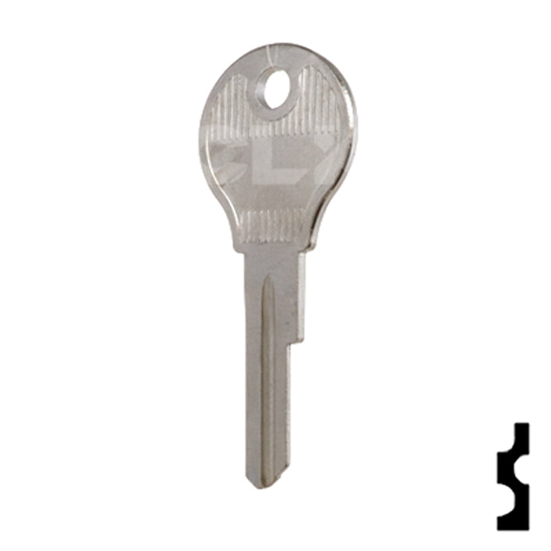 Uncut Key Blank | Opel, Porsche, VW | 61VW Automotive Key Ilco