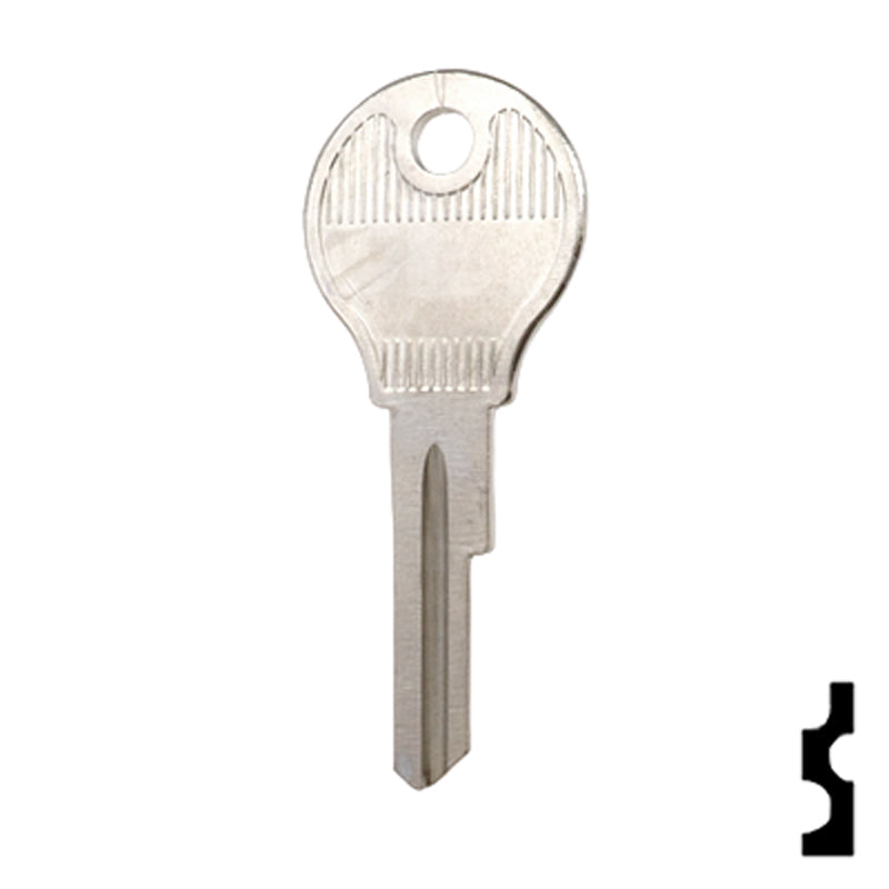 Uncut Key Blank | Opel, Porsche, VW | 61VW Automotive Key Ilco
