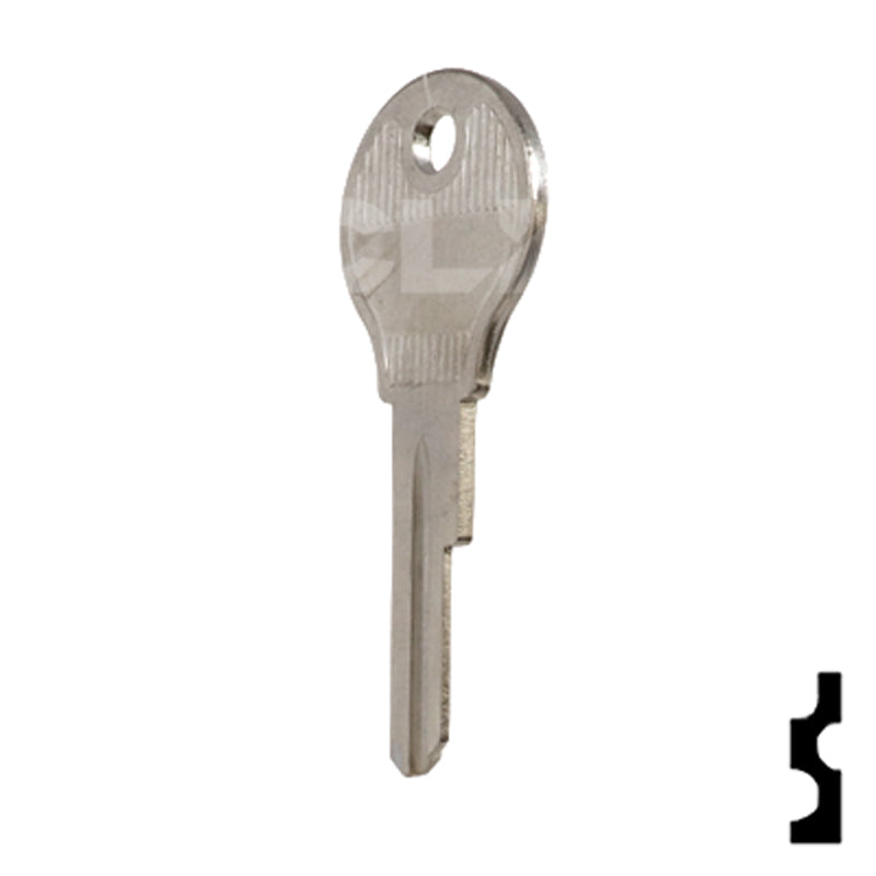 Uncut Key Blank | Opel, Porsche, VW | 61VW Automotive Key Ilco