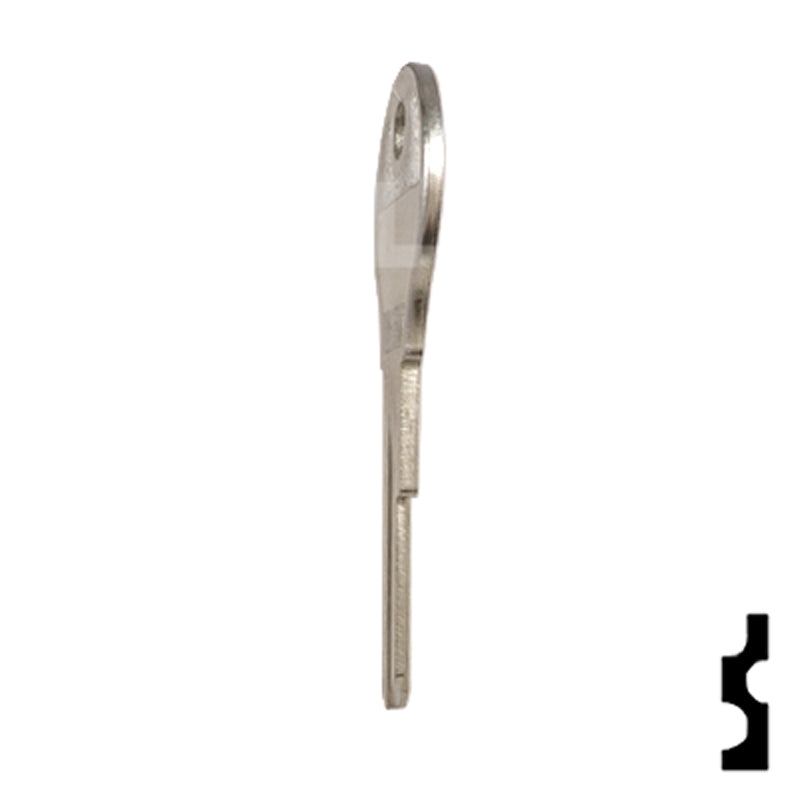 Uncut Key Blank | Opel, Porsche, VW | 61VW Automotive Key Ilco