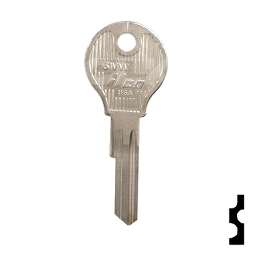 Uncut Key Blank | Opel, Porsche, VW | 61VW Automotive Key Ilco