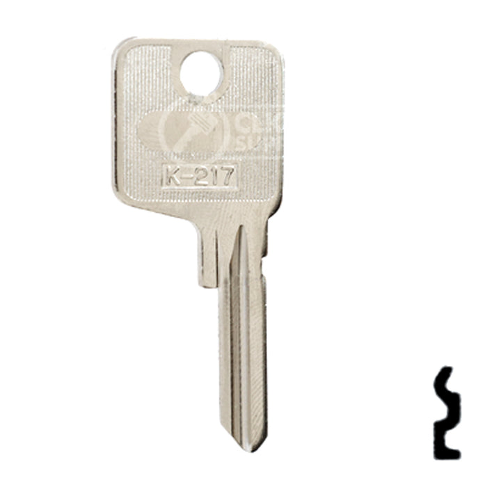 Uncut Key Blank | Porsche | BD296 Automotive Key Framon Manufacturing Company, Inc