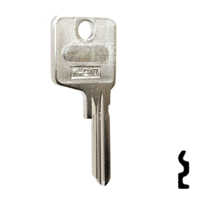 Uncut Key Blank | Porsche | BD296 Automotive Key Framon Manufacturing Company, Inc