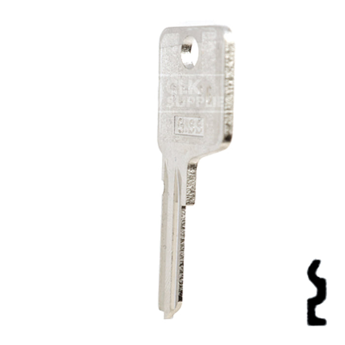 Uncut Key Blank | Porsche | BD296 Automotive Key Framon Manufacturing Company, Inc