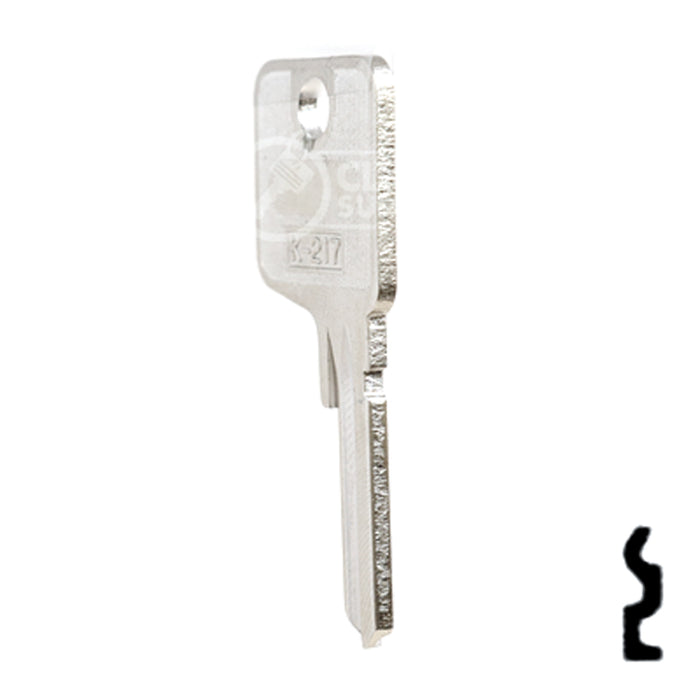 Uncut Key Blank | Porsche | BD296 Automotive Key Framon Manufacturing Company, Inc