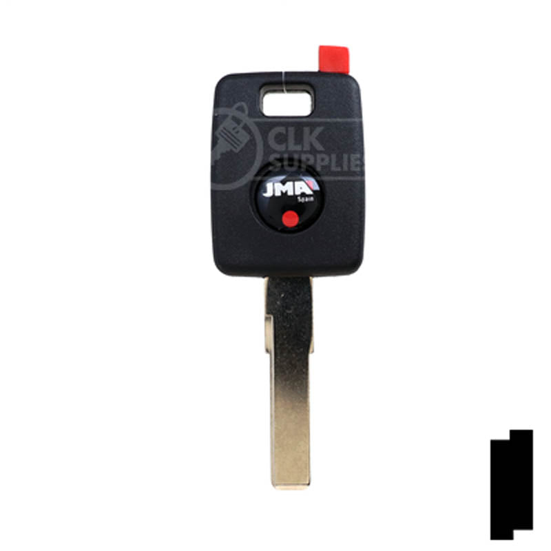 Uncut Key Blank | Porsche R/W Transponder | HU66T5 Automotive Key Ilco