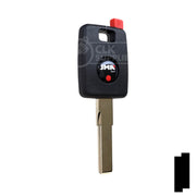 Uncut Key Blank | Porsche R/W Transponder | HU66T5 Automotive Key Ilco