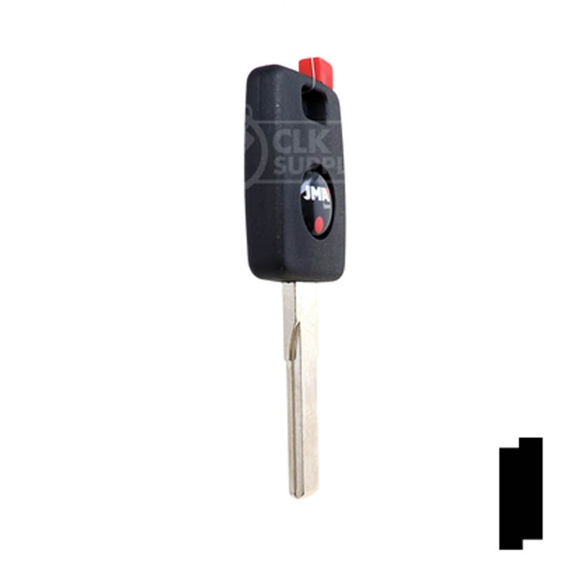 Uncut Key Blank | Porsche R/W Transponder | HU66T5 Automotive Key Ilco