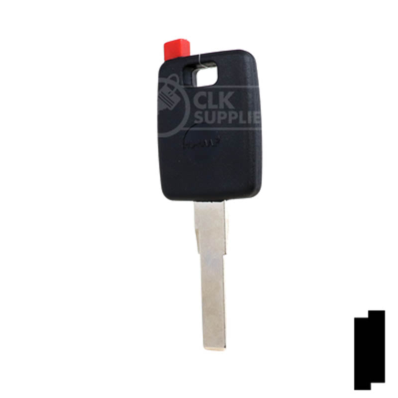 Uncut Key Blank | Porsche R/W Transponder | HU66T5 Automotive Key Ilco
