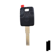 Uncut Key Blank | Porsche R/W Transponder | HU66T5 Automotive Key Ilco