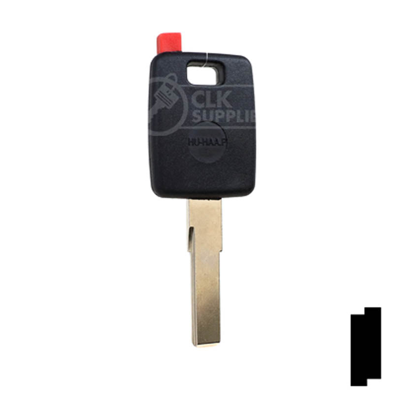 Uncut Key Blank | Porsche R/W Transponder | HU66T5 Automotive Key Ilco