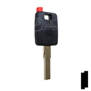 Uncut Key Blank | Porsche R/W Transponder | HU66T5 Automotive Key Ilco