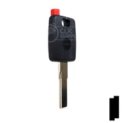 Uncut Key Blank | Porsche R/W Transponder | HU66T5 Automotive Key Ilco