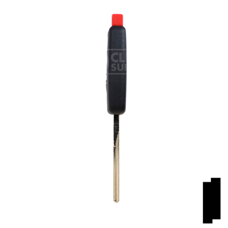 Uncut Key Blank | Porsche R/W Transponder | HU66T5 Automotive Key Ilco