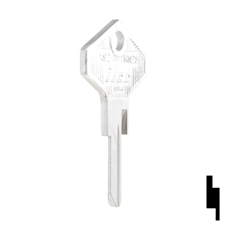 Uncut Key Blank | Renault, Alfa Romeo | RN25, X92 Automotive Key Ilco