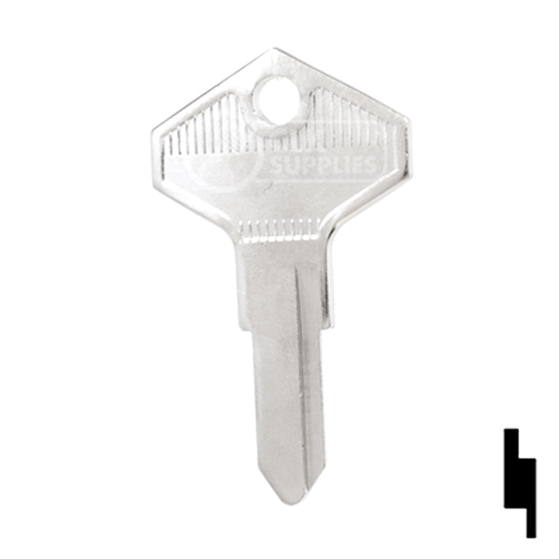Uncut Key Blank | Renault, Alfa Romeo | RN25, X92 Automotive Key Ilco