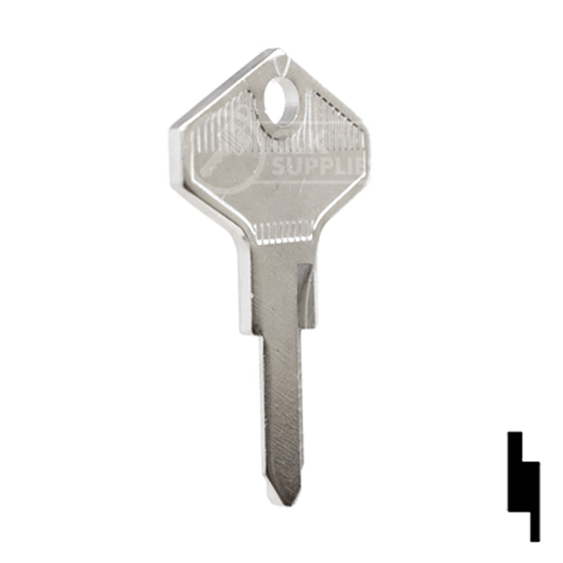 Uncut Key Blank | Renault, Alfa Romeo | RN25, X92 Automotive Key Ilco