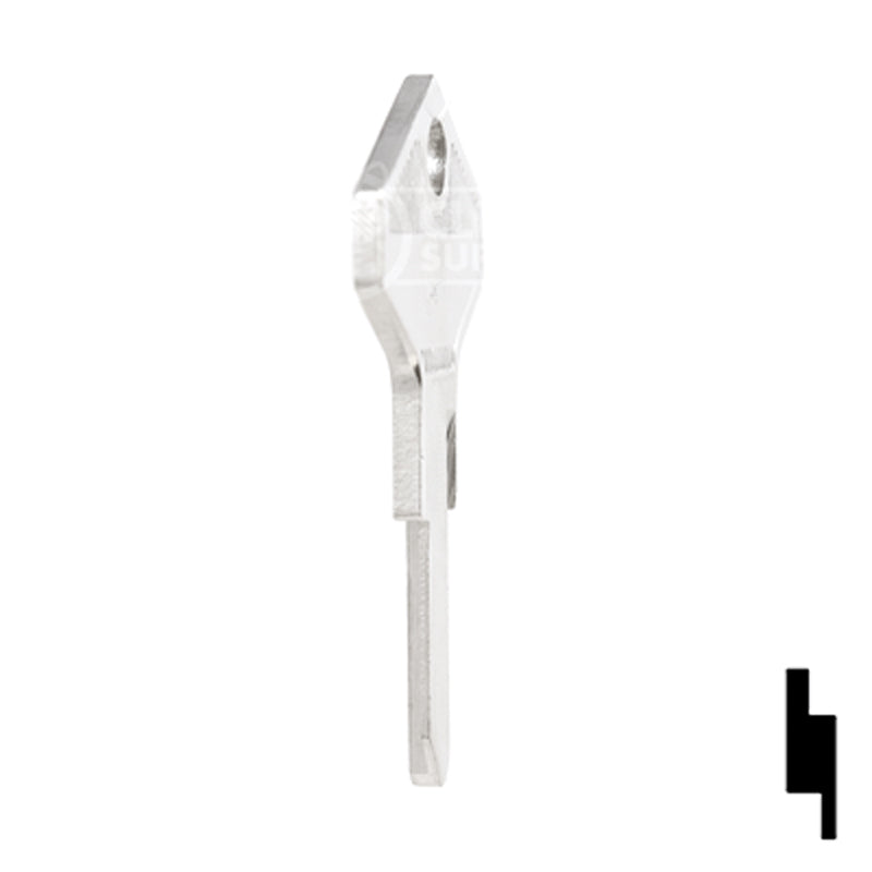 Uncut Key Blank | Renault, Alfa Romeo | RN25, X92 Automotive Key Ilco