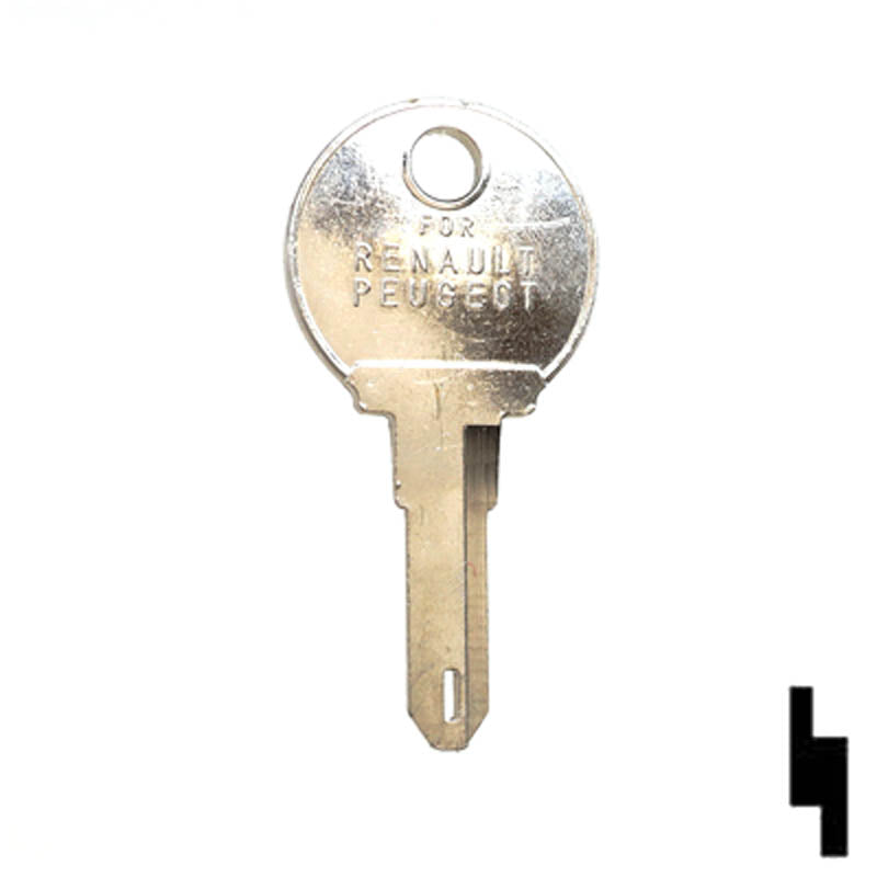 Uncut Key Blank | Renault | X147 ( RN30 ) Automotive Key Ilco