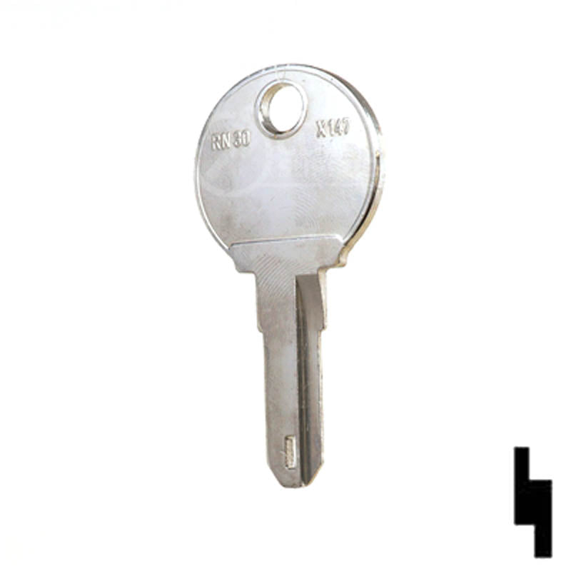 Uncut Key Blank | Renault | X147 ( RN30 ) Automotive Key Ilco