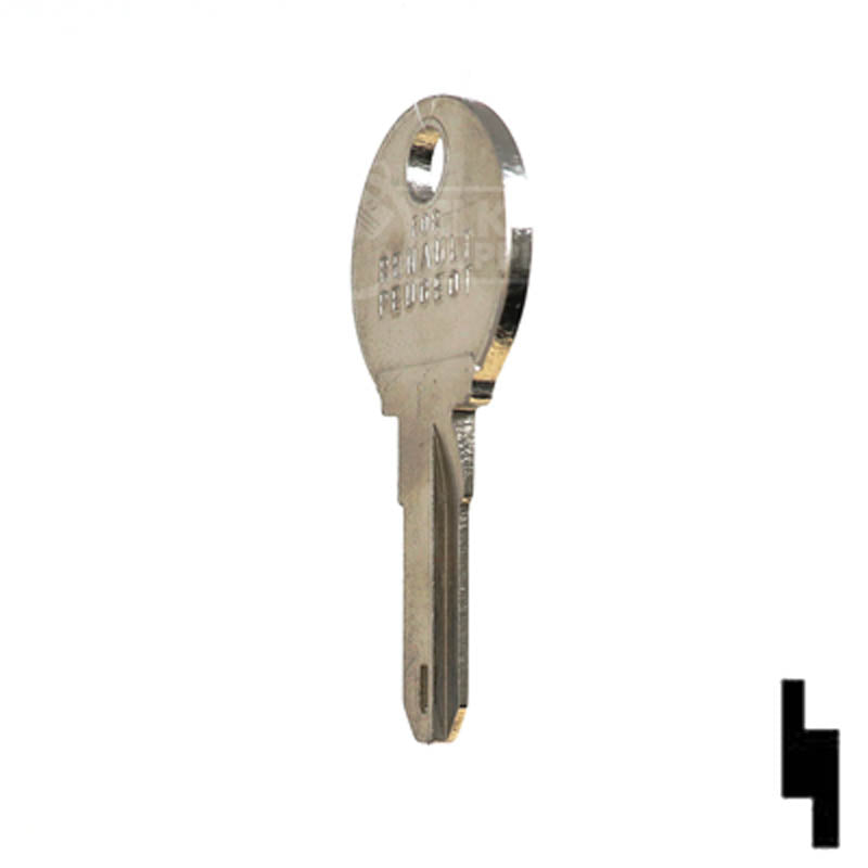 Uncut Key Blank | Renault | X147 ( RN30 ) Automotive Key Ilco