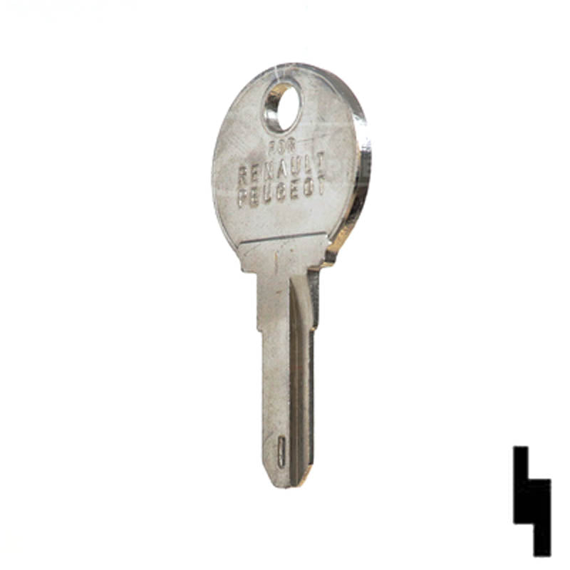 Uncut Key Blank | Renault | X147 ( RN30 ) Automotive Key Ilco