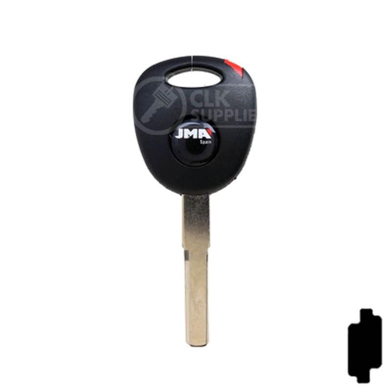 Uncut Key Blank | Saad R/W Transponder | YM30T5 Automotive Key Kaba-Ilco