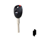 Uncut Key Blank | Saad R/W Transponder | YM30T5 Automotive Key Kaba-Ilco