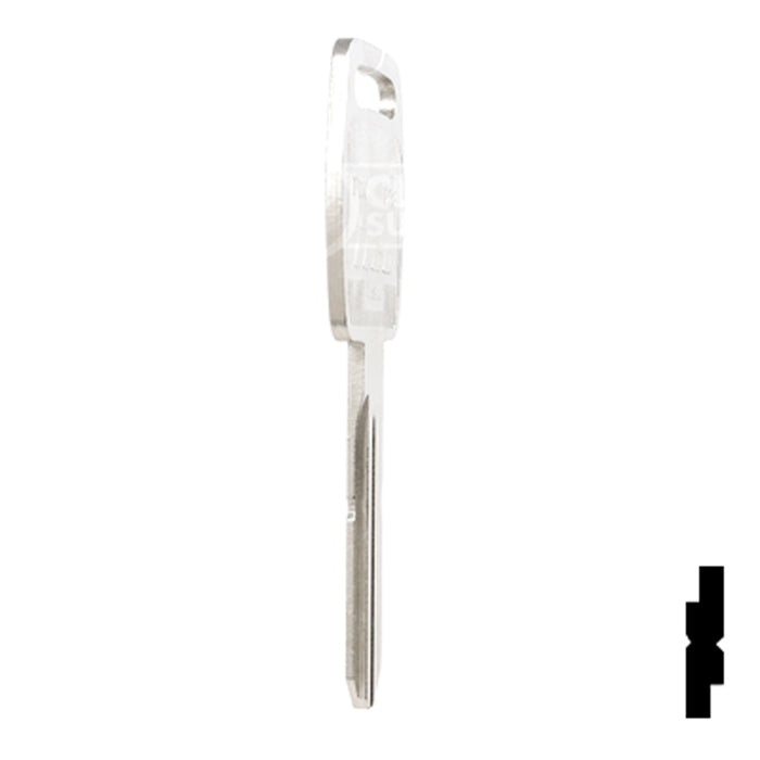 Uncut  Key Blank | Saturn | P1108, B88 Automotive Key Ilco