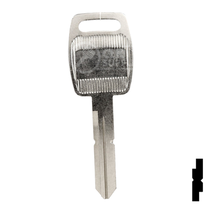 Uncut  Key Blank | Saturn | P1108, B88 Automotive Key Ilco