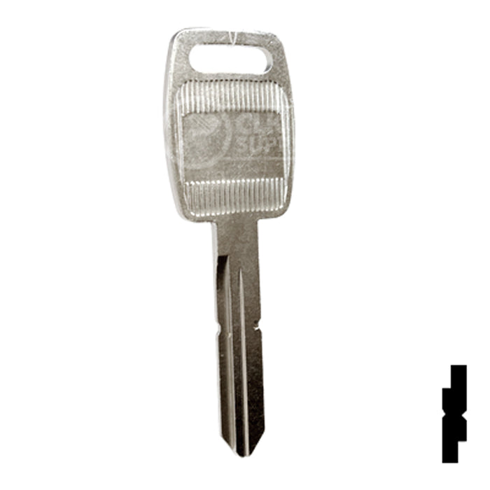 Uncut  Key Blank | Saturn | P1108, B88 Automotive Key Ilco