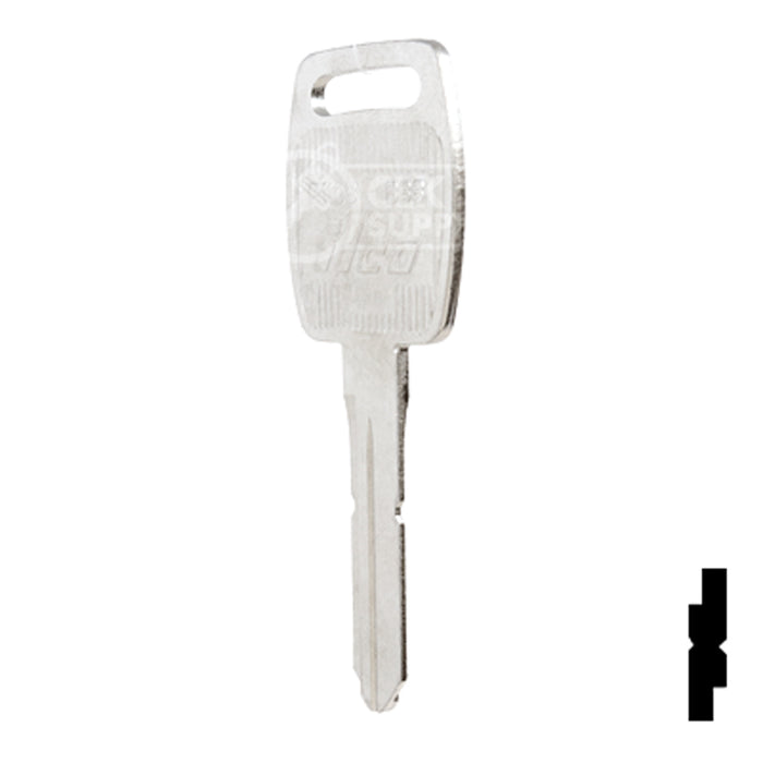 Uncut  Key Blank | Saturn | P1108, B88 Automotive Key Ilco