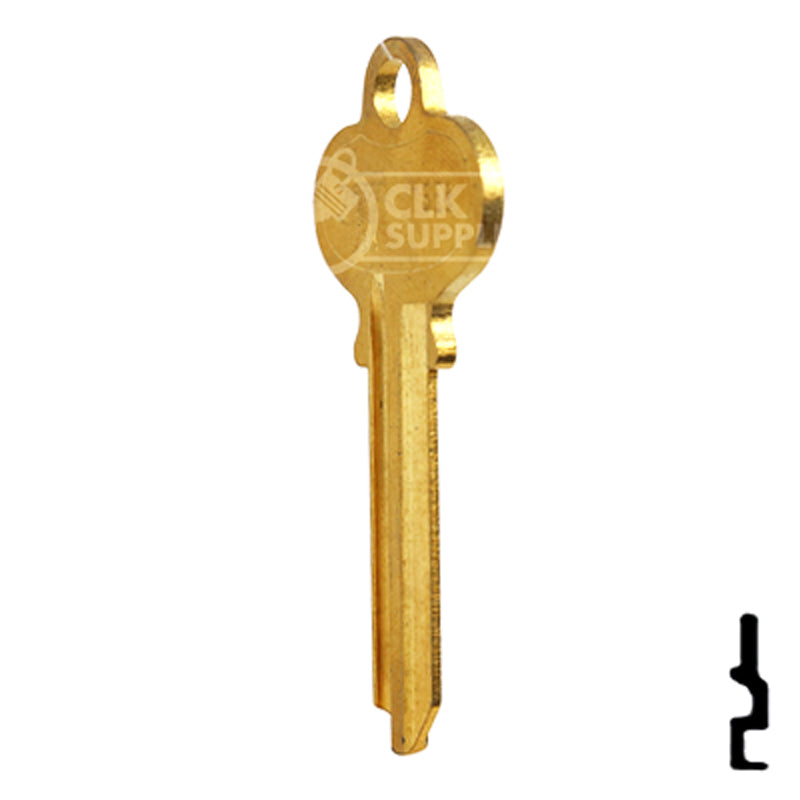 Uncut Key Blank | Segal | SE8-BR Automotive Key JET Hardware Mfg.