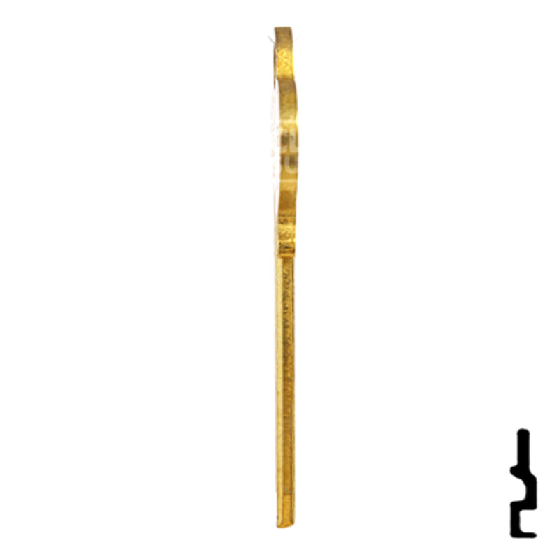 Uncut Key Blank | Segal | SE8-BR Automotive Key JET Hardware Mfg.