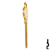 Uncut Key Blank | Segal | SE8-BR Automotive Key JET Hardware Mfg.
