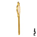 Uncut Key Blank | Segal | SE8-BR Automotive Key JET Hardware Mfg.