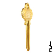 Uncut Key Blank | Segal | SE8-BR Automotive Key JET Hardware Mfg.