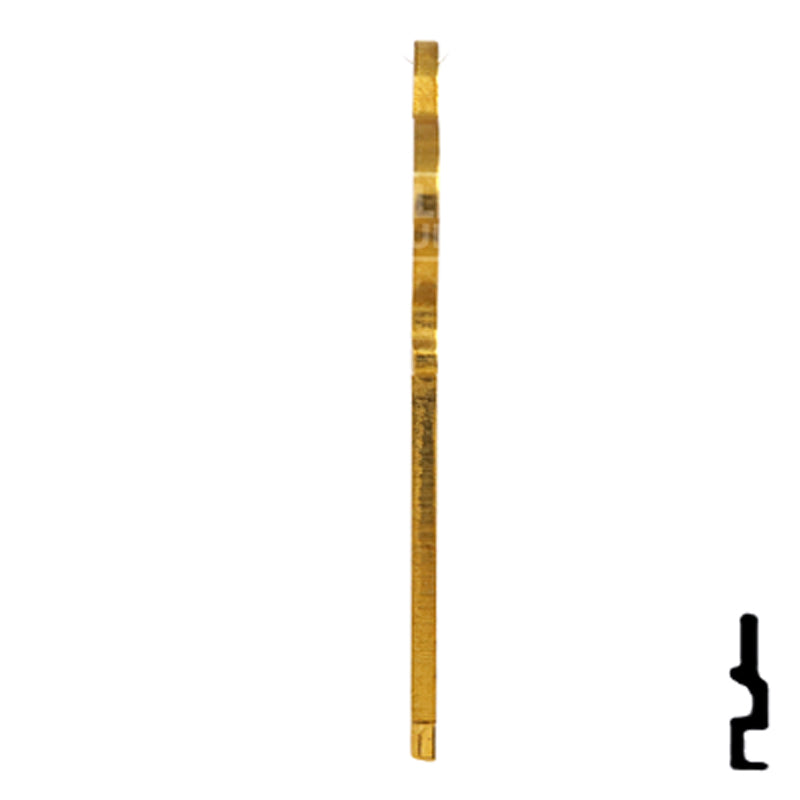 Uncut Key Blank | Segal | SE8-BR Automotive Key JET Hardware Mfg.