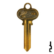 Uncut Key Blank | Segal | SE8-BR Automotive Key JET Hardware Mfg.