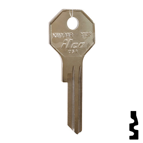 Uncut Key Blank | Studebaker, Chrysler | X1199AR, Y133 Automotive Key Ilco