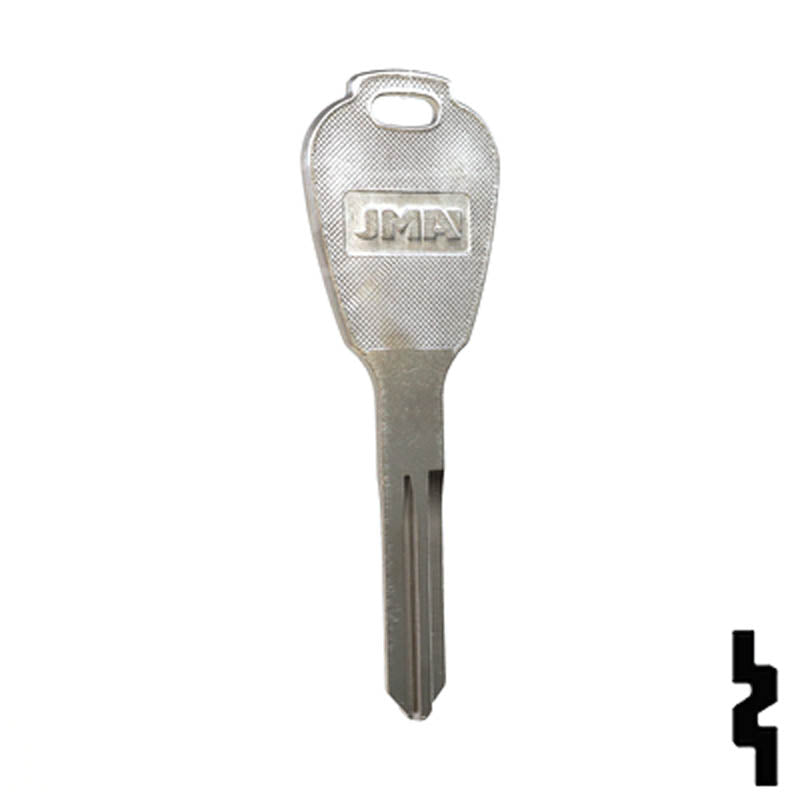 Uncut Key Blank | Subaru | X271 ( SUB2) Automotive Key JMA USA