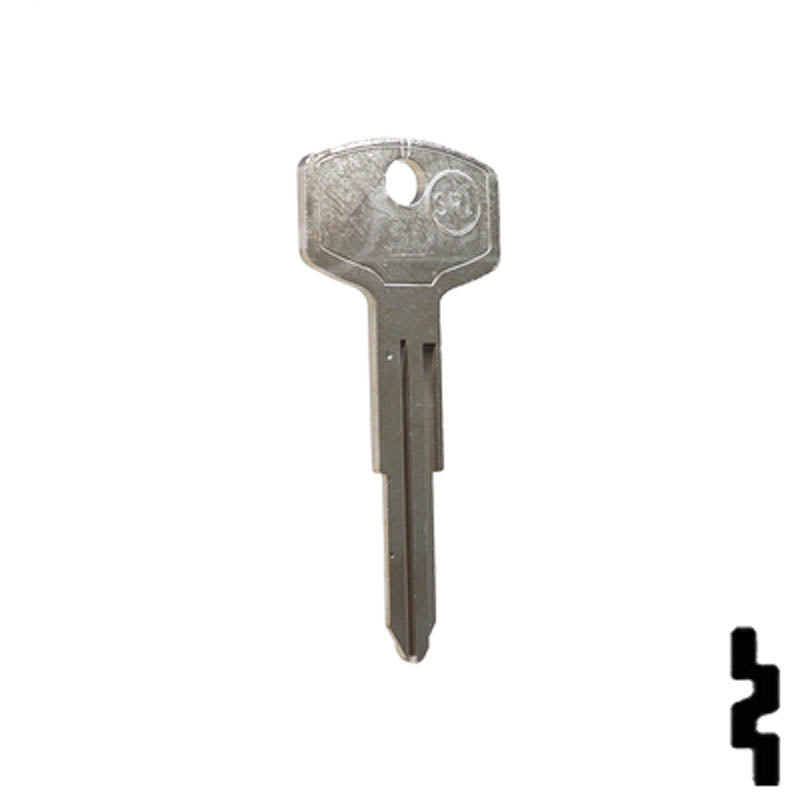Uncut Key Blank | Subaru | X6 ( SR1 , DA22 , 62DT ) Automotive Key Ilco