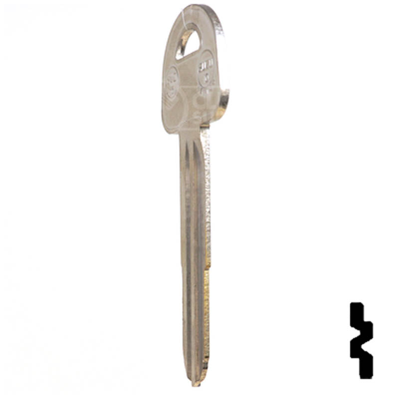 Uncut Key Blank | Suzuki | X185 ( SUZ15 ) Automotive Key JMA USA