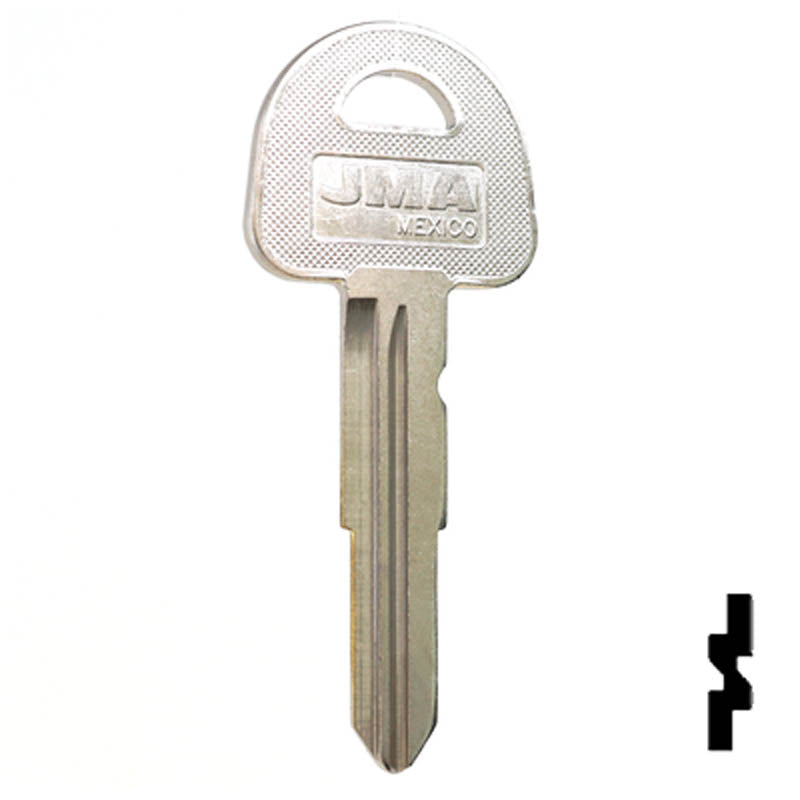 Uncut Key Blank | Suzuki | X186 ( SUZ17 ) Automotive Key JMA USA